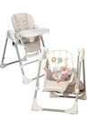 PrimoBaby SnuggleBug 2-in-1 Infant Swing & High Chair, Adjustable