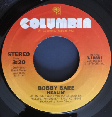 Bobby Bare - Healin' (7'', Single, Styrene, Ter)