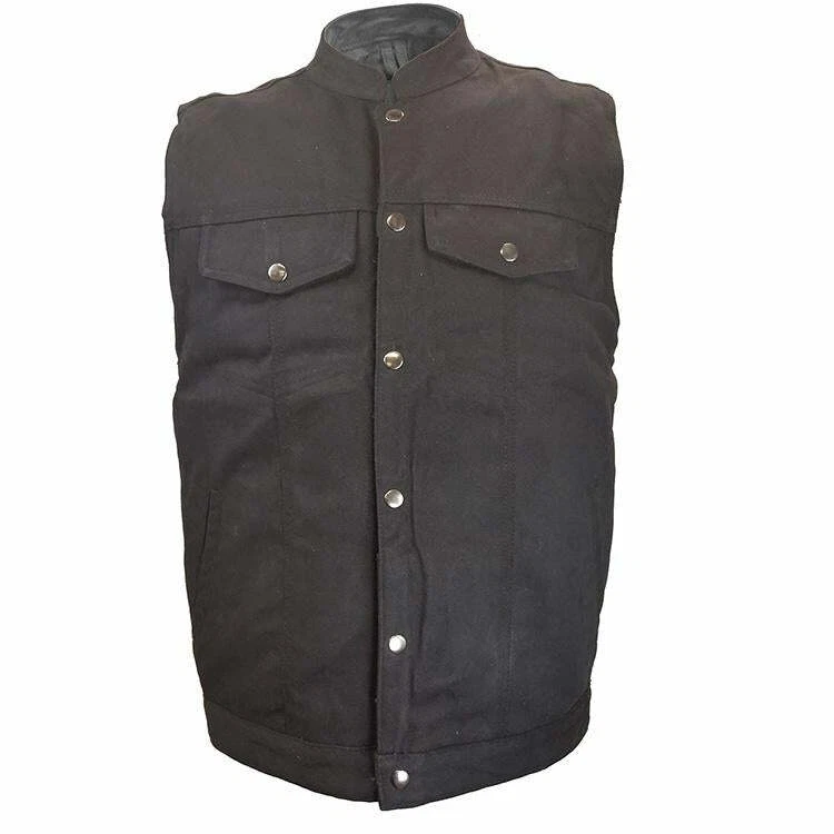Denim Vest Premium Heavy Duty Conceal Carry eBay