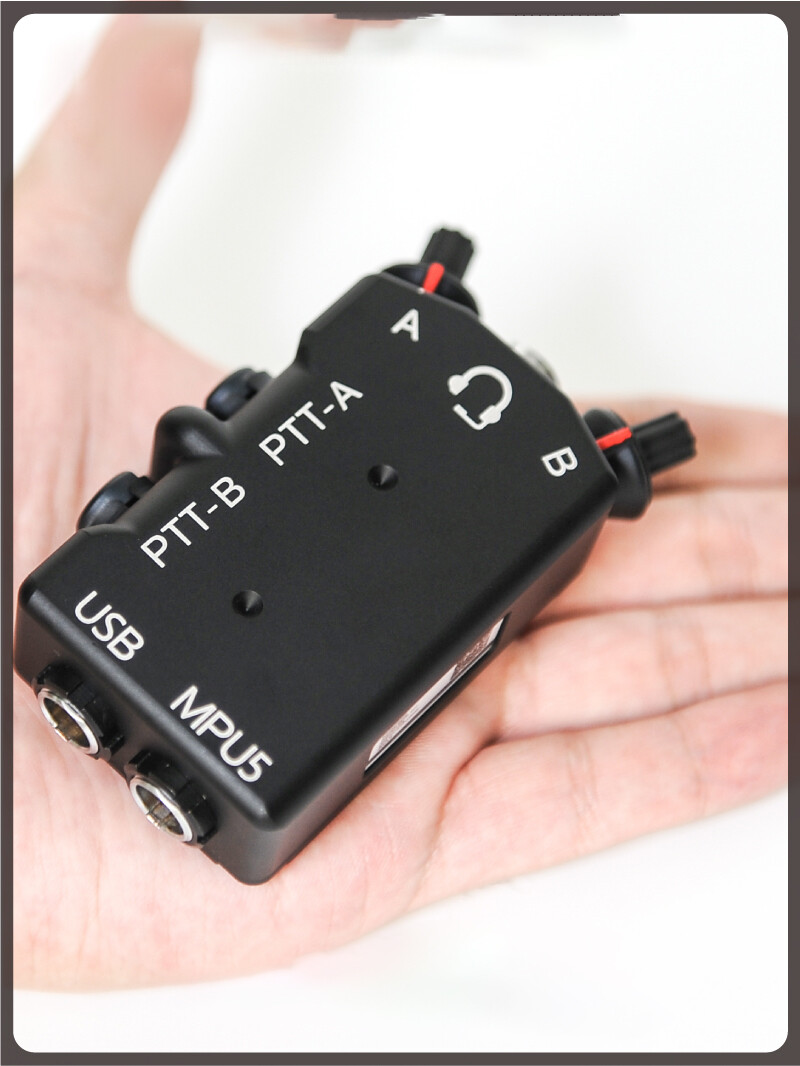 FCS-Tactical CNC Metal MPU5 Dual-Pass PTT Walkie-Talkie Headset