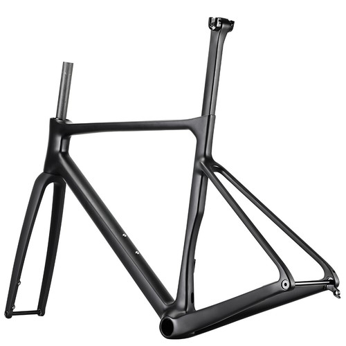 Full Carbon Disc Brake Road Bike Frame Hidden Cable Racing Di2 700x38c Clambing - Picture 11 of 24