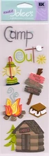 Jolee's Boutique CAMPING Camp Out Theme 3-D stickers 67415 Fast FREE ship!