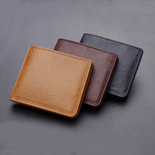 Casual Men's Luxury Leather Bifold Wallet ID Credit Card Holder Billfold Purse.