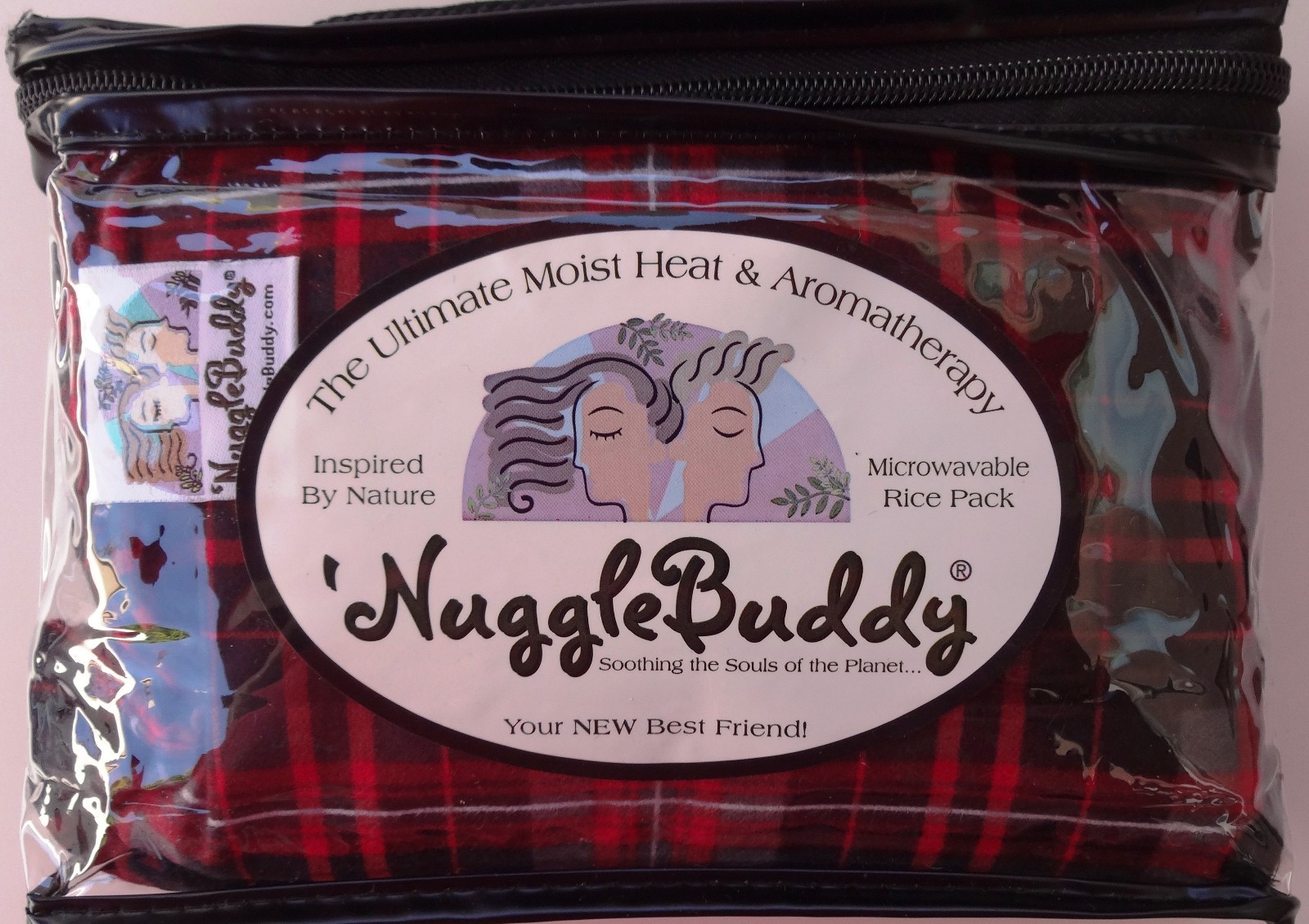 'NUGGLEBUDDY Microwaveable Moist Heat & Aromatherapy Heat Pack. Authentic NIP!!!