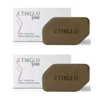 Ethiglo Skin Whitening Soap (Pack Of 2) Skin Whitening Deep cleansing saop
