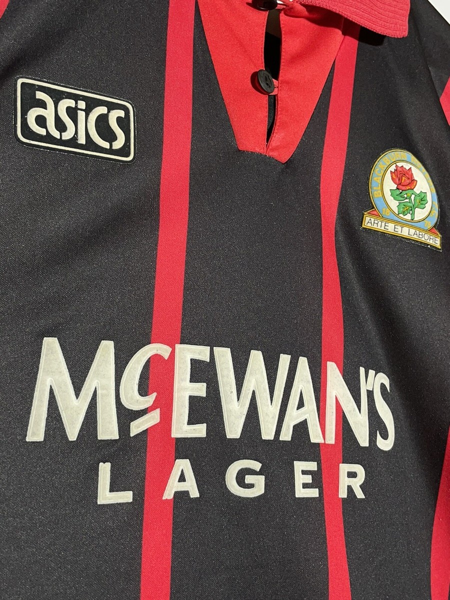 Blackburn Rovers Asics 1994/95 Away Vintage Football Shirt Blackburn Rovers Asics 1994/95 Away Vintage Football Shirt