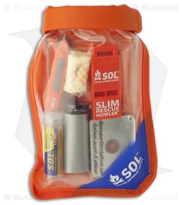 Adventure Medical SOL SCOUT Survival Kit, Decke, Fire Lite, Pfeife & mehr!