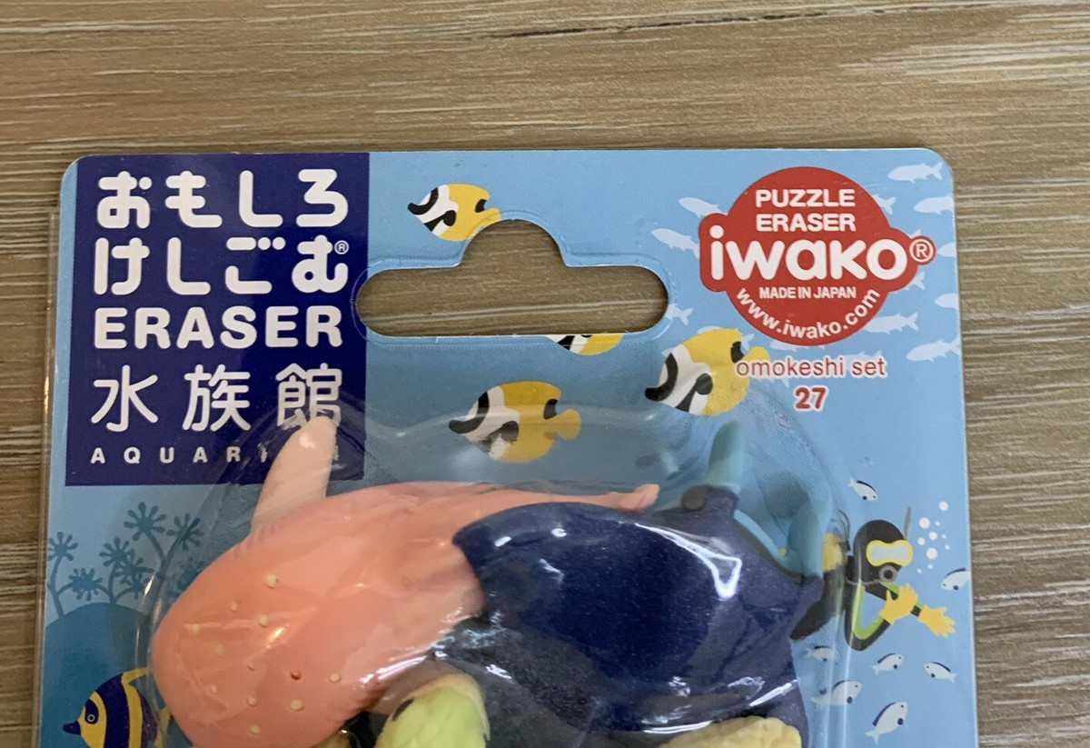 IWAKO Sammlerstreifen – Lustige, Zerlegbare Radiergummis Aus Japan, Bunt Und Detailverliebt