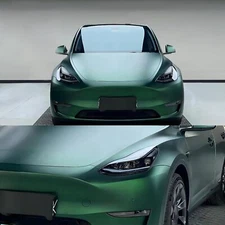 Matte Dark Green Vinyl Wrap Car Venom Green Body Film Decal Car Sticker Decal 