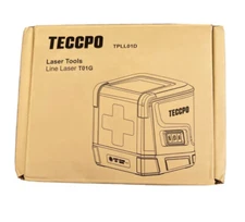 TECCPO Laser Level, Self Leveling, Green Cross Line Laser, 50ft Laser Tool, Tilt