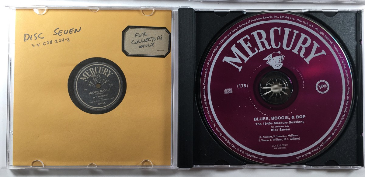 V.A. 「The 1940's Mercury Sessions」 Blues, Boogie Bop The Best of the 1940's Mercury Sessions 7 CD