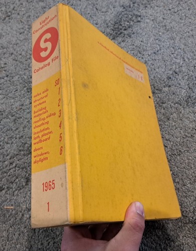 Sweet's Catalog File Sections 1-6 Light Construction 1965