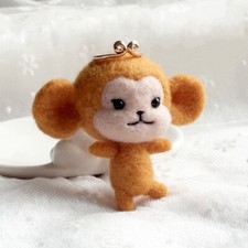 Needle Felting Kit, Animals Needle Felting Set ,Including tool , 1 Cute Monkey