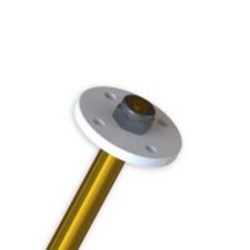 TKR6165 Tekno RC CNC Flat/Flat Shock Pistons 4  4x1.9mm 