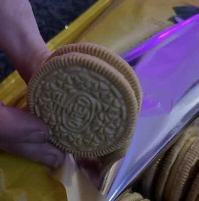 Rare lemon Flavor Oreo Error Cookie