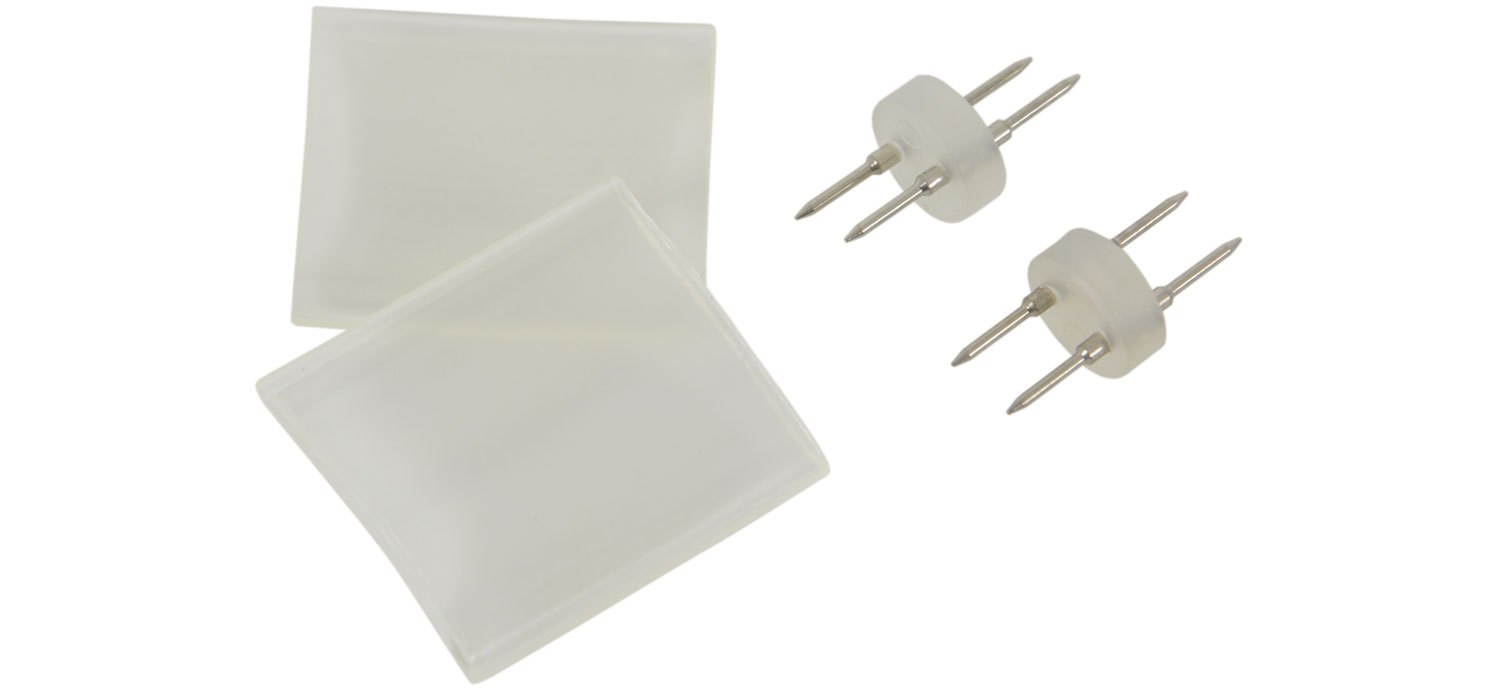 2x LED / FILAMENT Rope Light Repair Joiner 2 wire Coupler with Heat