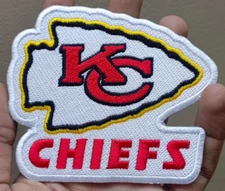 Kansas City Chiefs Football Team Logo Iron On Patch-Sew Patch-Embroidered Patch