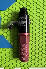 AIR AMERICA VIGILANTE HIGH PRESSURE REGULATOR HPR + ELBOW - BLACK/RED-PAINTBALL