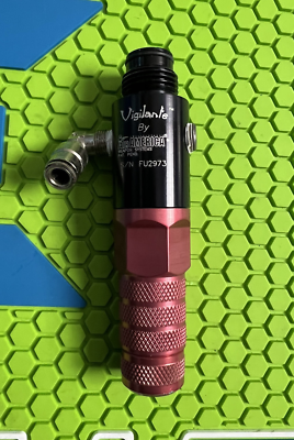 #ad AIR AMERICA VIGILANTE HIGH PRESSURE REGULATOR HPR ELBOW BLACK RED PAINTBALL $49.90
