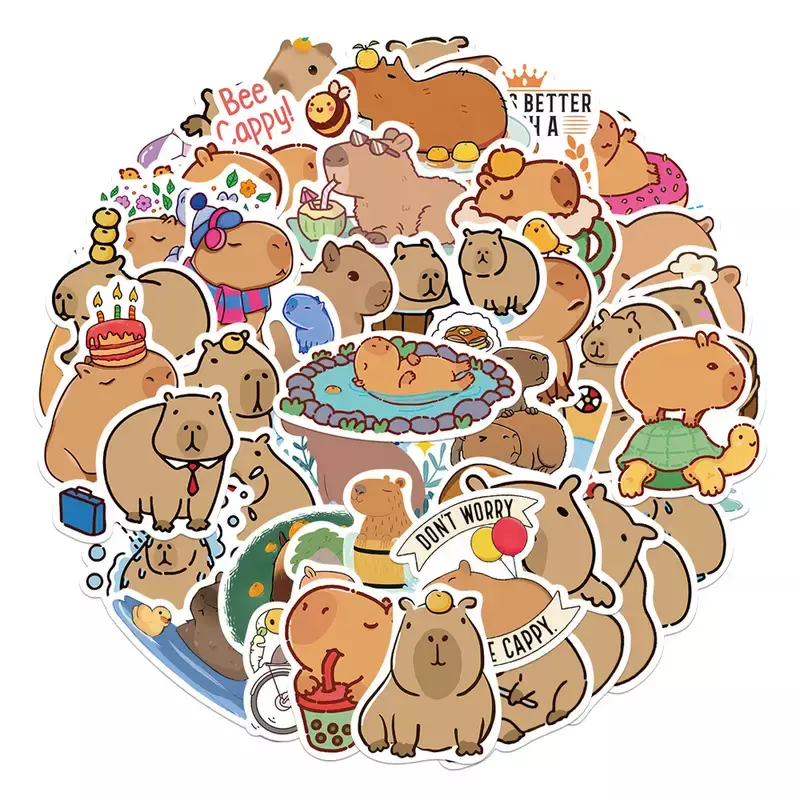 Capybara Life Cycle Clipart Set Download - Clipart 4 School