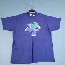 Port & Company Men's Short Sleeve T-Shirt Blue Size 3XL