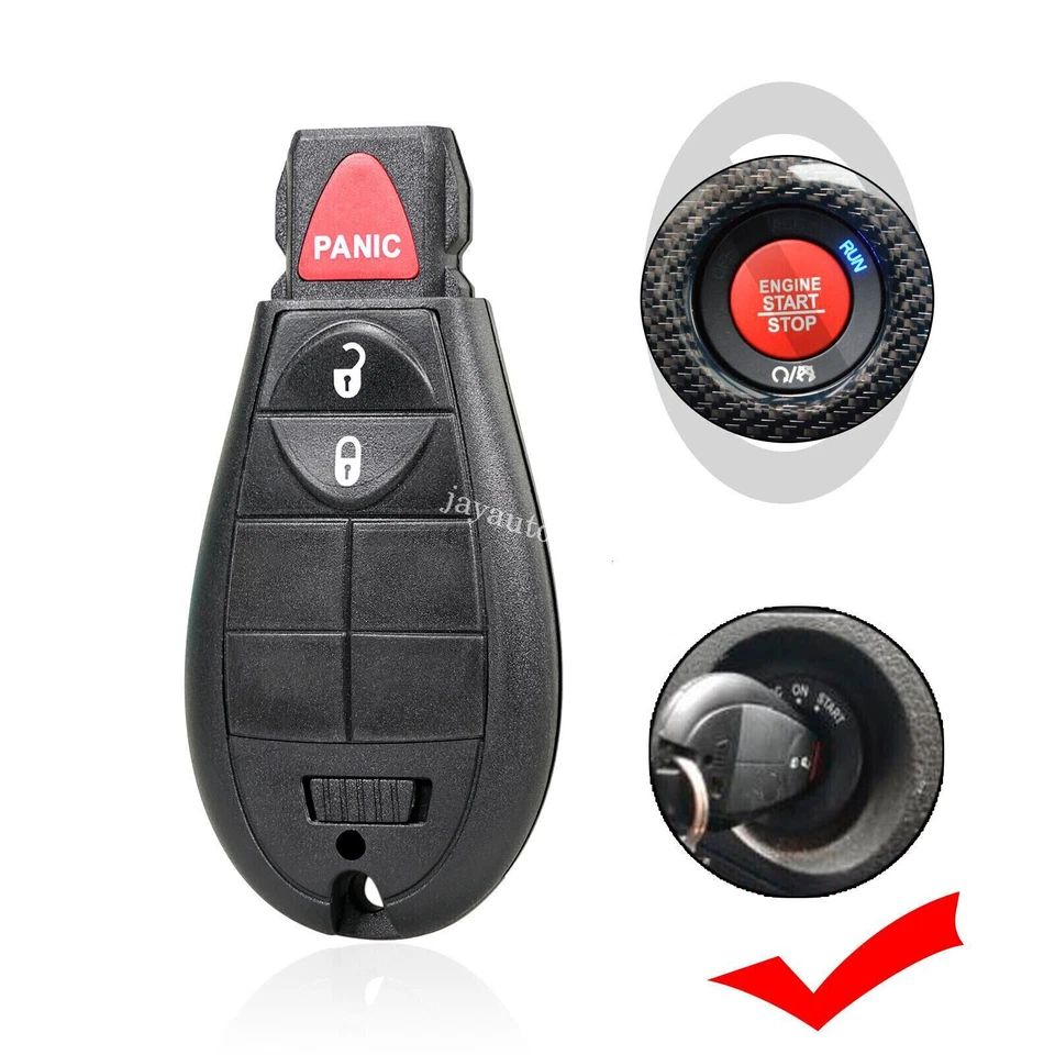 2 para 2013 2014 2015 2016 2017 2018 2019 2020 Dodge Grand Caravan mando a distancia llavero Foto 2 de 4