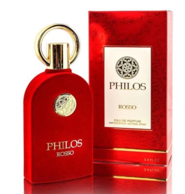 Philos Rosso EDP Perfume By Maison Alhambra Lattafa 100 ML New Free Shipping