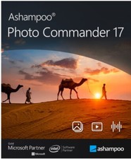 Ashampoo Photo Commander 17 - Create, present and share, Lifetime for PC Disc