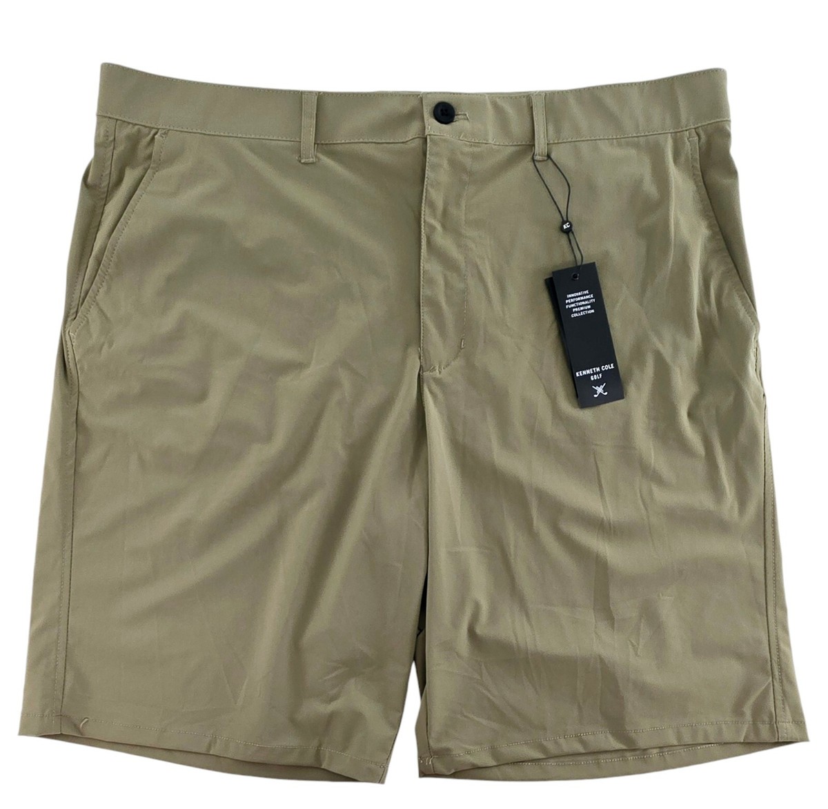 Kenneth Cole Golf Shorts Lightweight Nylon Stretch UPF 50+