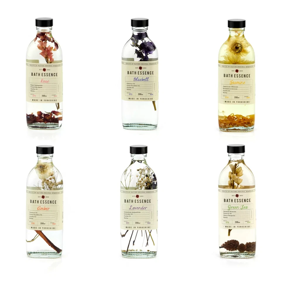 Fikkerts Bath Essence - Fruits of Nature - Made in England - 200ml