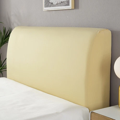 Stretch Bed Head Cover Pure Color Bed Head Slipcover Bedside Dust-proof Decor AU - Picture 11 of 25