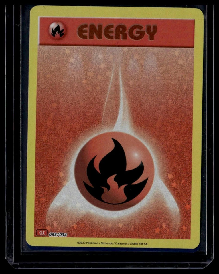 Trading Card Game Classic #033/034 Basic Fire Energy - Image 2 of 2