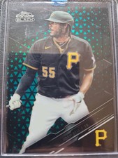 2020 Topps Chrome Black - Josh Bell #56 Green Refractor 64 /99