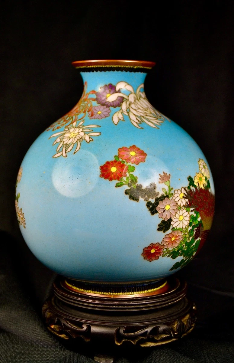 多色日本古董花瓶1850-1899 | eBay