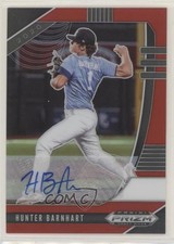 2020 Panini Prizm Draft Picks Red 33/50 Hunter Barnhart #PDP96 Auto 4z8