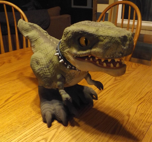 Mattel 2008 D-Rex Animatronic Dinosaur T-Rex WORKS But No Remote (Read Desc)