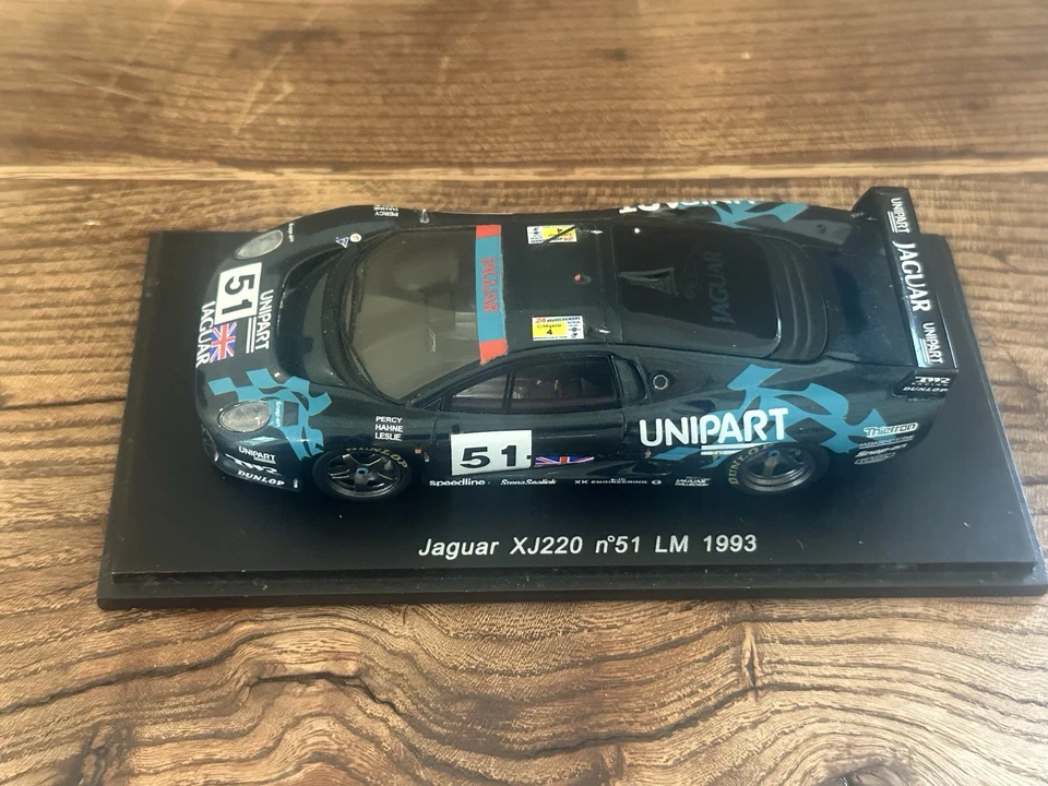 Rare Jaguar Spark XJ220 n51 LM 1993 1:43 In Box Missing Both Mirrors - Image 3 of 4