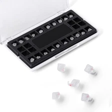 Dental Orthodontic Ceramic Brackets Mid-Axis Braces Roth/MBT 0.022 Hooks 345