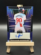 Emmanuel Rodriguez 2025 Leaf Metal Baseball BA-ER1 Blue Auto /25!!