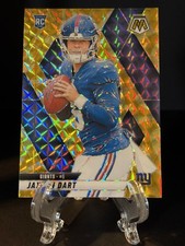 2025 Panini Mosaic - Rookies Jaxson Dart #362 Reactive Yellow Mosaic Prizm (RC)