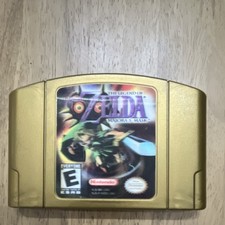 the legend of zelda majora's mask holographic gold edition n64