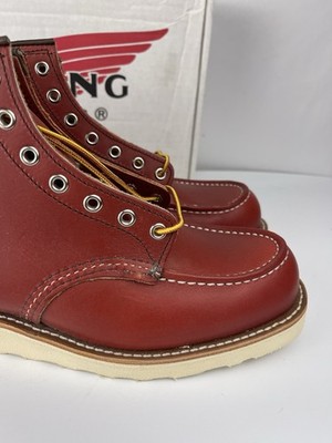 Red Wing Heritage Moc Toe Boots 8875 8.5 D Classic Red Oro Russet