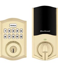 Kwikset Home Connect 620 Z-Wave Smart Lock, Vivint Compatible Polished Brass 