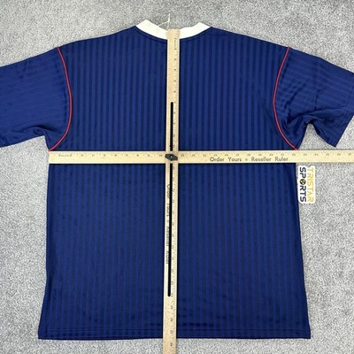 Arsenal Jersey Mens Medium Blue Red Soccer AFC Icon Adidas