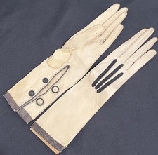 Vtg CHATEAU Gloves France A. Payre  Gloves Marked  B   11  Long READ