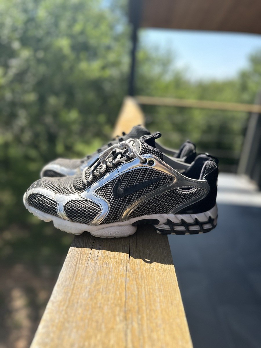 Size 12 - Stussy x Nike Air Zoom Spiridon Caged 2 Pure Platinum