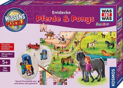 WAS IST WAS * Wissenspuzzle * Entdecke Pferde & Ponys junior * KOSMOS