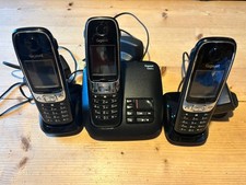 Gigaset C620A Triple Cordless Telephone & Answer Machine Set 3 handsets phone