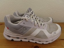 ON Cloudrunner Shoes Womens Size 8 White Athletic Comfort Running Sneakers