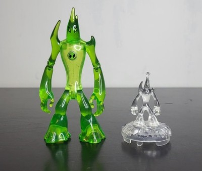 CN Bandai 2008 Ben 10 Alien Force  Clear Green Goop Loose Action Figure 4''